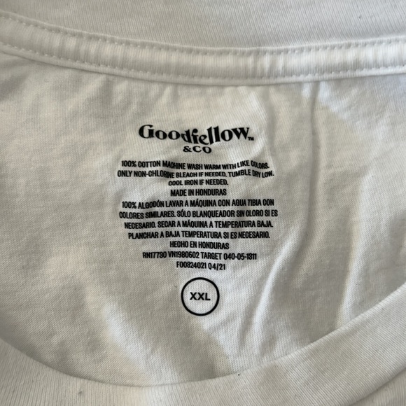 Goodfellow & Co Shirts Mens Xxl Goodfellow Plain White Tshirt